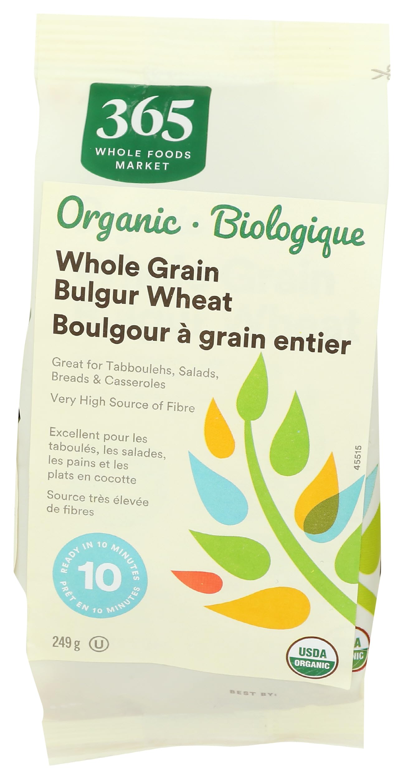 365 by Whole Foods Market, Bulgur Wheat Whole Grain Organic, 8.8 Ounce