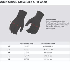 New Balance Lightweight Running Gloves (Black, Large)