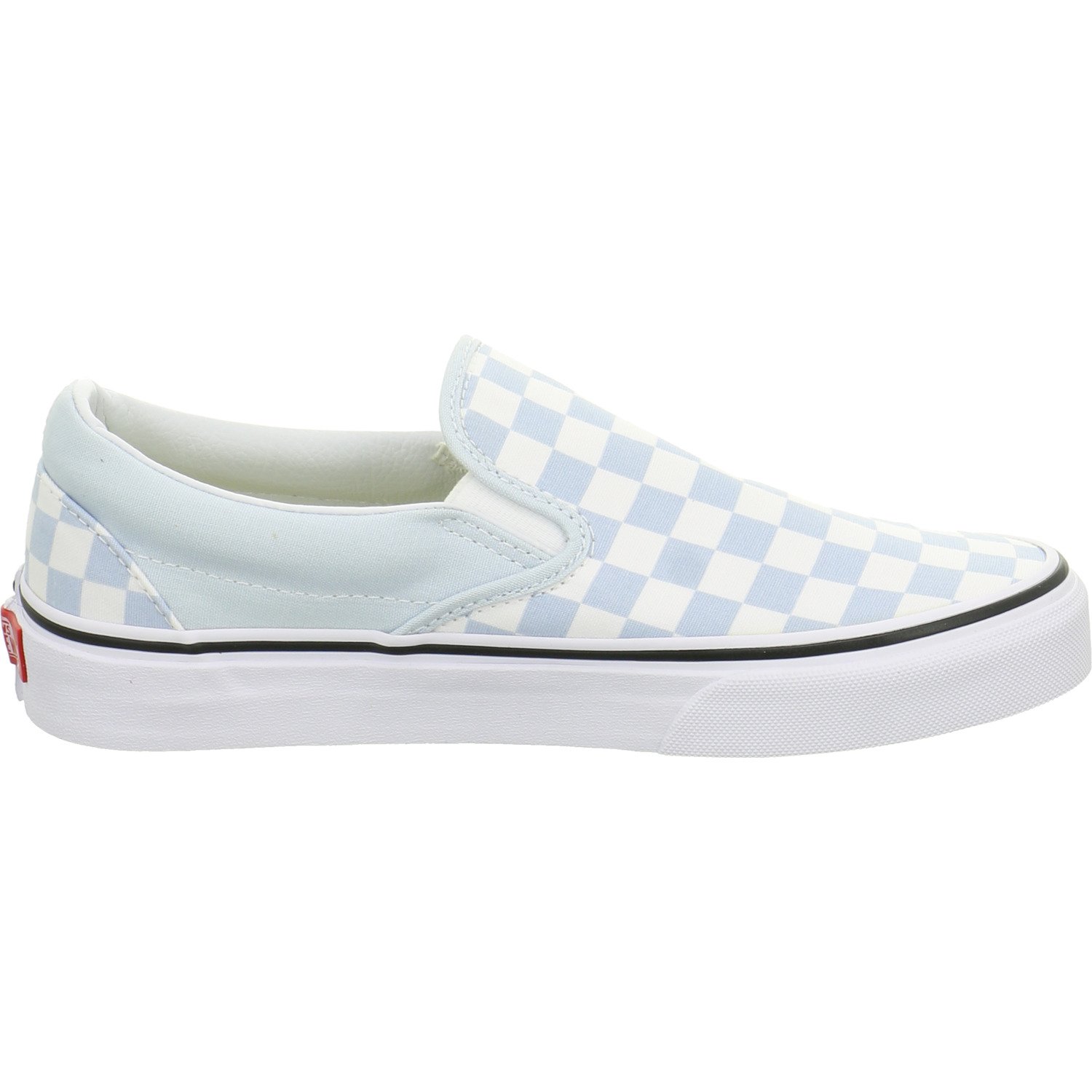 Vans Women's Slip On Trainers, Blue ((Checkerboard) Baby Blue/True White Qck), 36.5