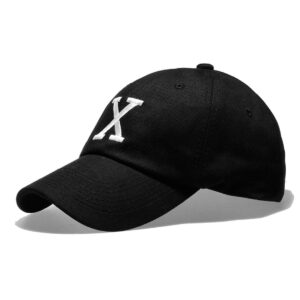 MyPartyShirt Malcolm X Dad Hat Baseball Cap Black Unstructured Buckle Letter Malcom X Gift