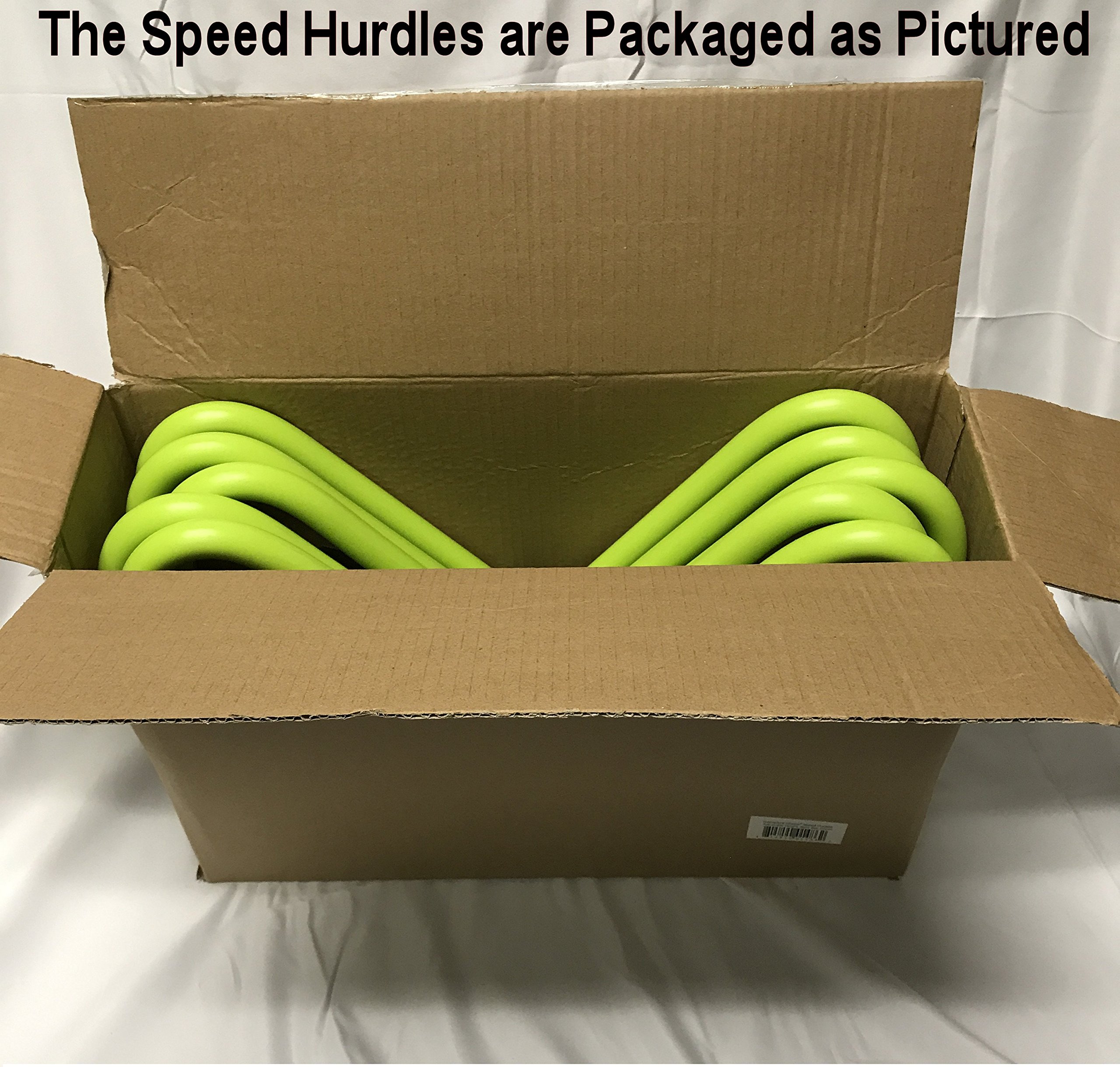 Therapist's Choice Set of 5 Adjustable Height (8" and 12" Height Adjustable) Speed Hurdles