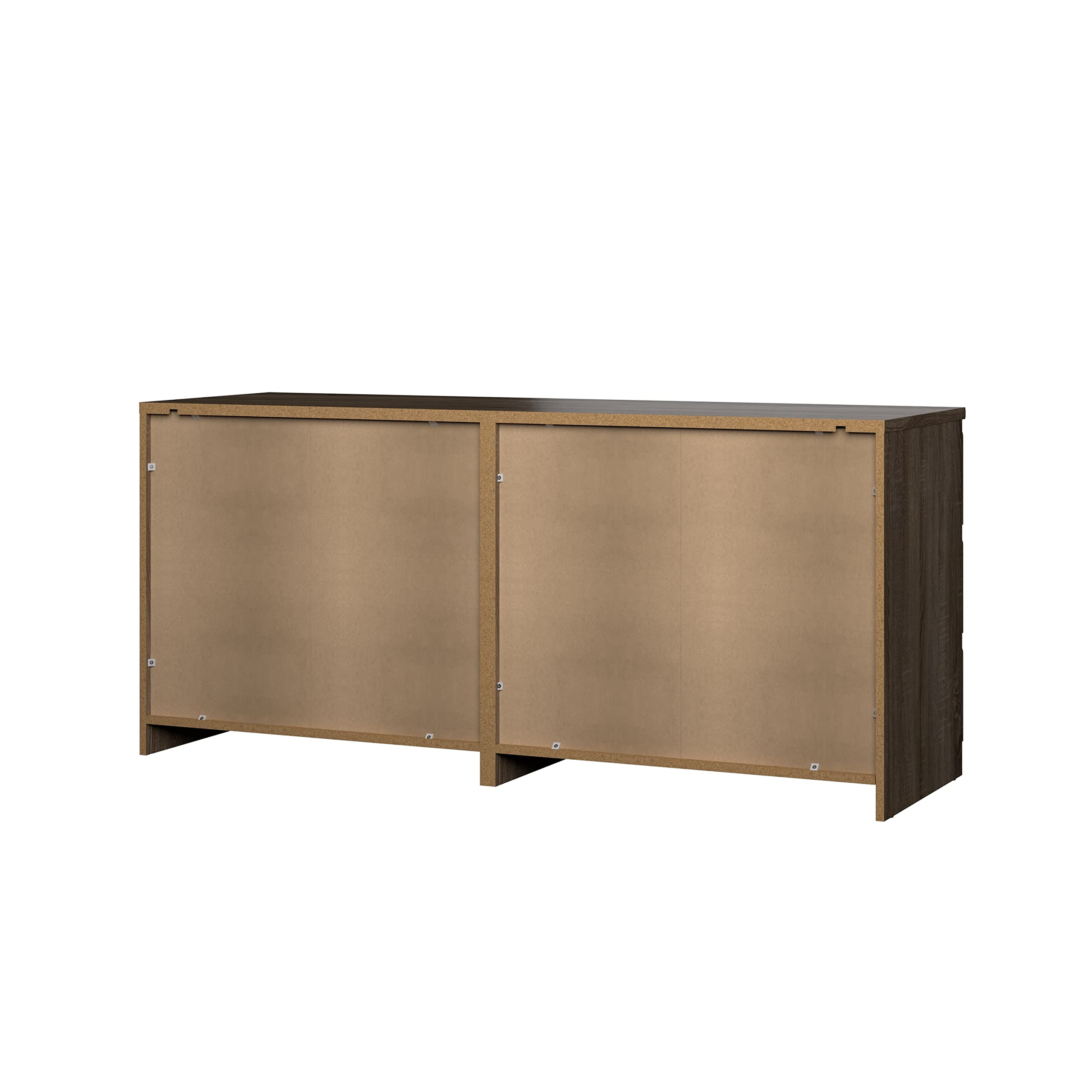 Tvilum Scottsdale 6 Drawer Double Dresser, Truffle