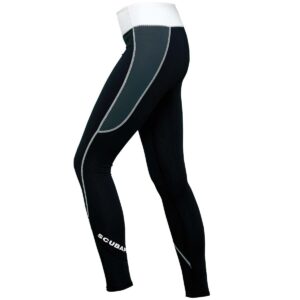 scubapro women's t-flex upf80 leggings, graphite, medium