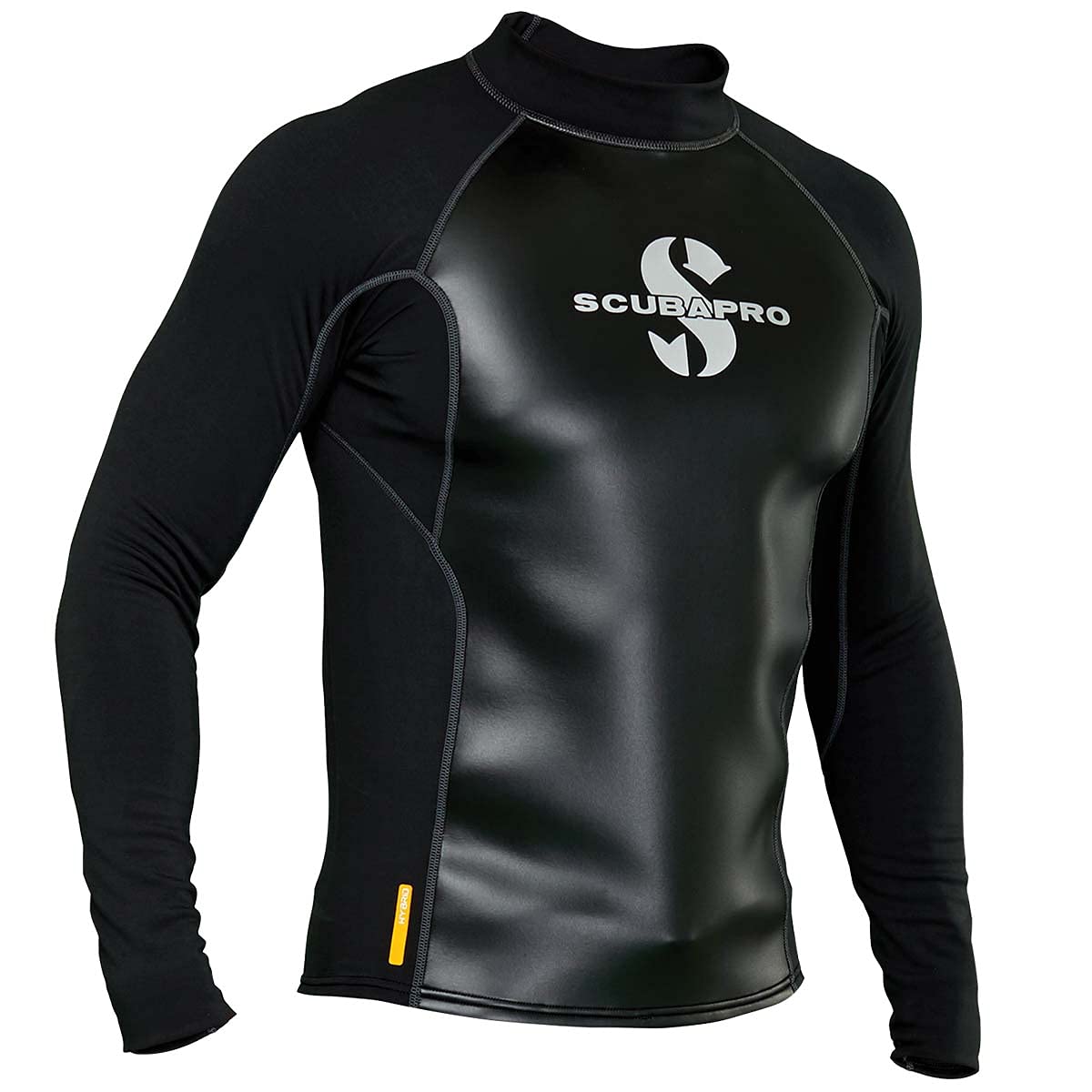 SCUBAPRO Men's Hybrid Thermal Diving Top, Long-Sleeve, 3X-Large, Black