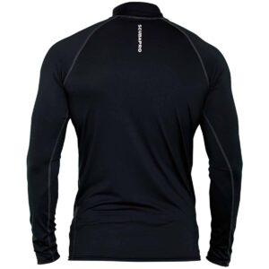 SCUBAPRO Men's Standard UPF 50 Rash Guard, Long Sleeve, Black, XL