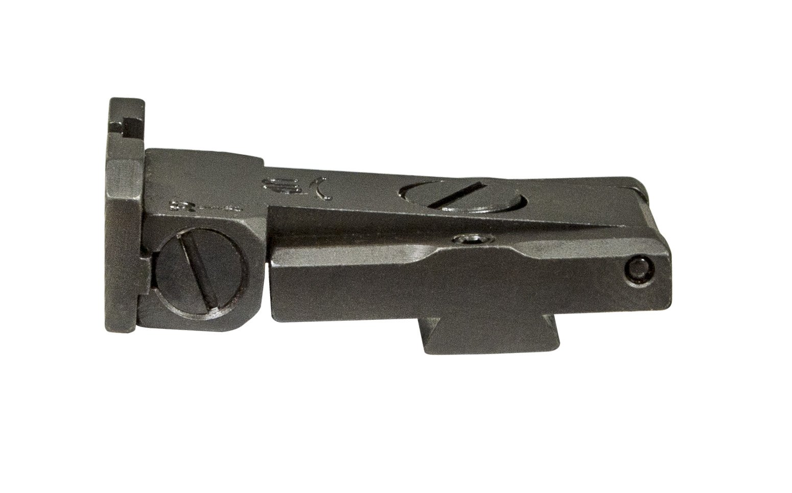 Bomar Style Fully Adjustable White Dot Rear Sight