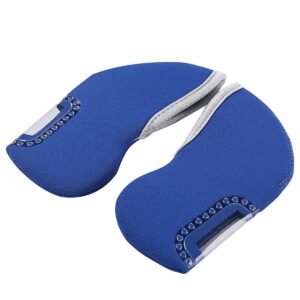 Sword &Shield sports 10pcs Neoprene Golf Iron Club Covers See Through Window Head Cover(Blue)