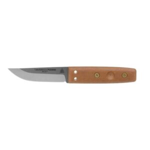 TOPS Knives Tanimboca Puukko 3.63in Drop Point Fixed Blade Knife - TPUK-01