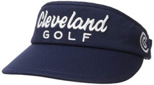 cleveland golf mens performance visor, navy, one size fits all