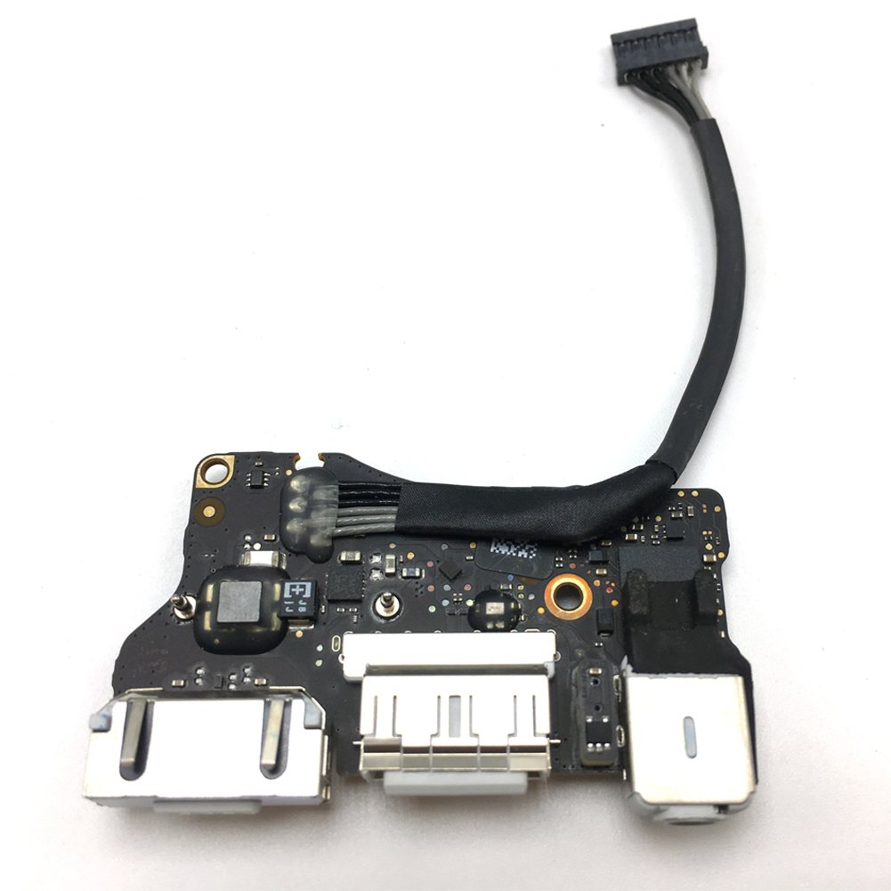 Padarsey New Replacment DC-IN Jack I/O Board fit Compatible For MacBook Air 13" A1466 MD760 820-3455-A (Mid 2013, Early 2014)