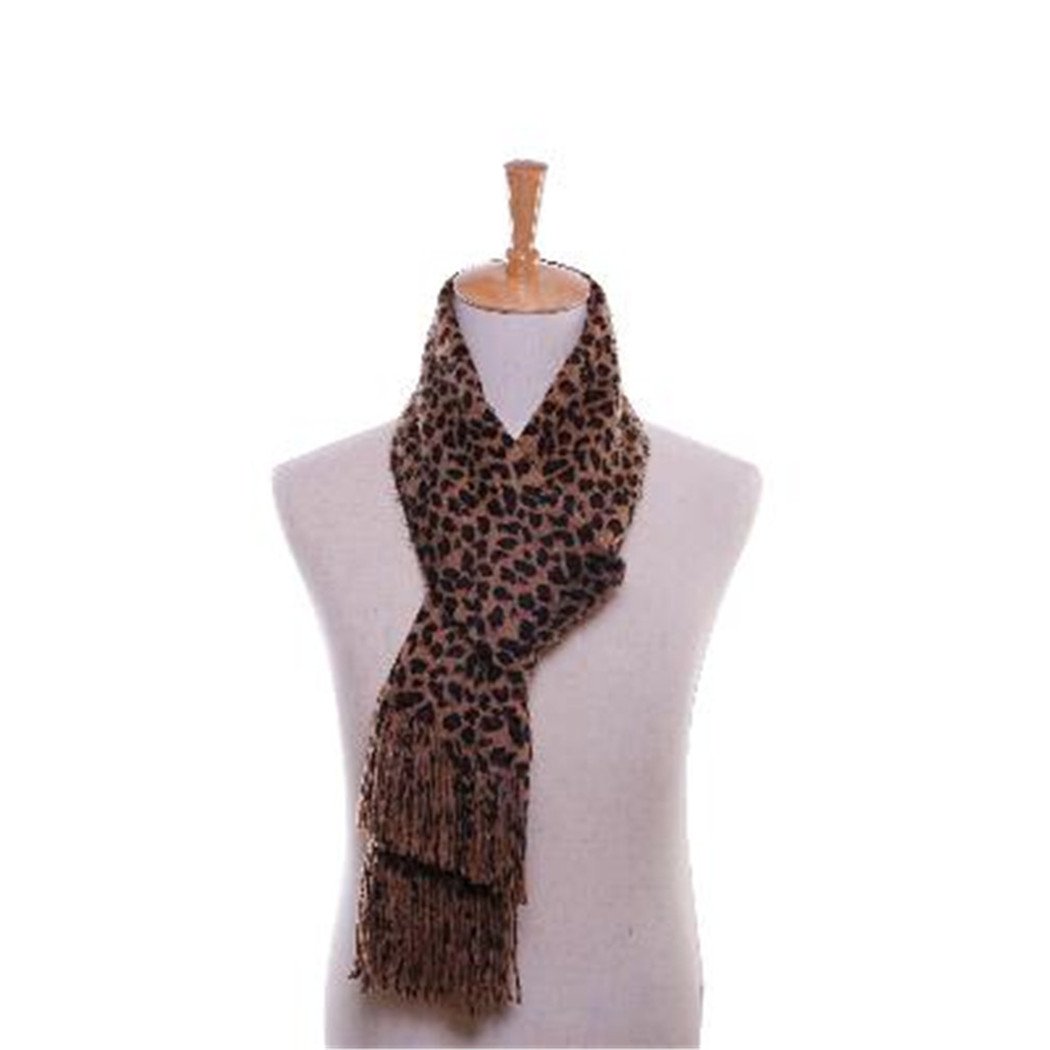 LANFIRE Womens Winter Scarf Shawl Wraps Soft Warm Blanket Scarves for Women Leopard scarves (SF0004)