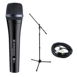 sennheiser e935 dynamic handheld vocal mic with stand & cable performance kit