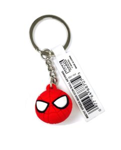 marvel spider-man icon ball key ring key accessory,multi-colored,3"