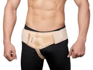 wonder care- inguinal hernia support truss for single inguinal or sports hernia with one removable compression pads & adjustable groin straps surgery & injury recover a-103 right-xl