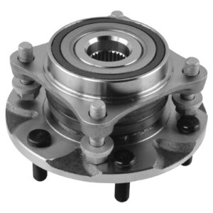 TRQ Front Wheel Hub Bearing Assembly Driver Passenger Compatible with Tacoma 4Runner FJ 4WD