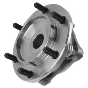 TRQ Front Wheel Hub Bearing Assembly Driver Passenger Compatible with Tacoma 4Runner FJ 4WD