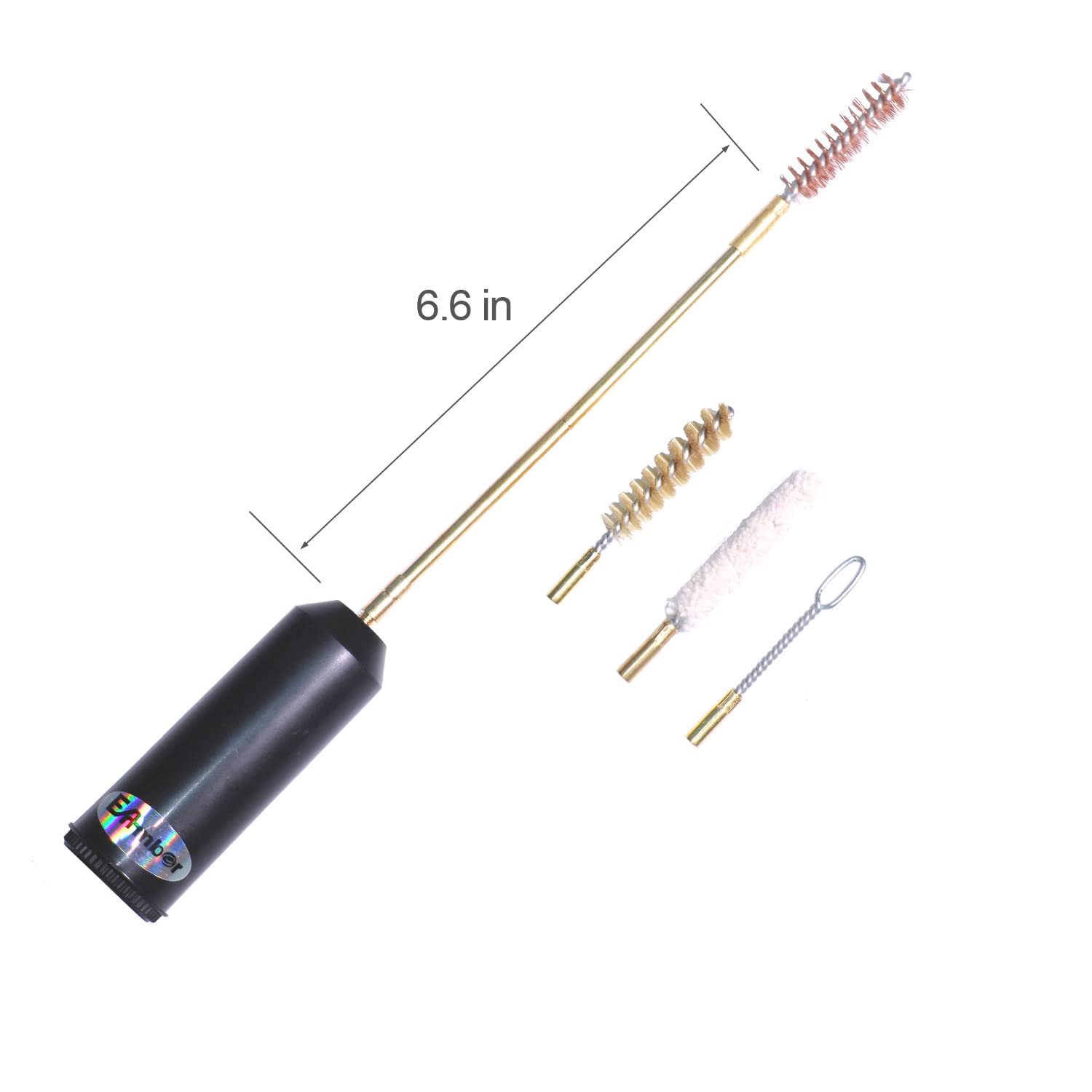 9mm Pistol Cleaning Kit Set Pocket Size Hand Gun Bore Brush for cal.38/357/9mm Pistol Cleaning