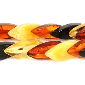 AMBERAGE Natural Baltic Amber Necklace for Adults (45CM 17.72INCH)