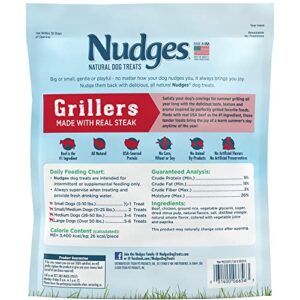 Blue Buffalo Nudges Grillers Natural Dog Treats, Steak, 36oz Bag