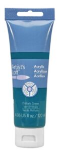 artist's loft acrylic paint, 4 oz (phthalo green)