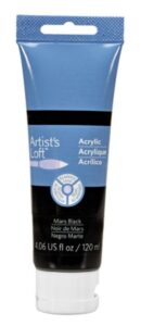 artist's loft acrylic paint, 4 oz (mars black)