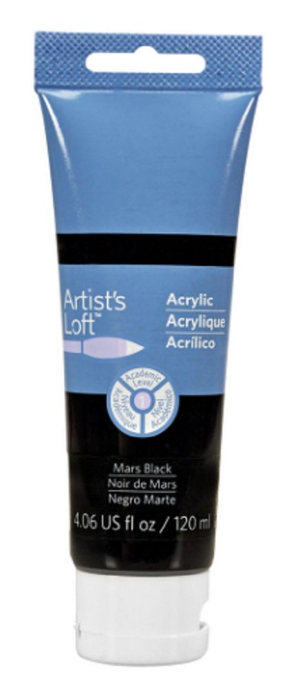 Artist's Loft Acrylic Paint, 4 oz (Mars Black)