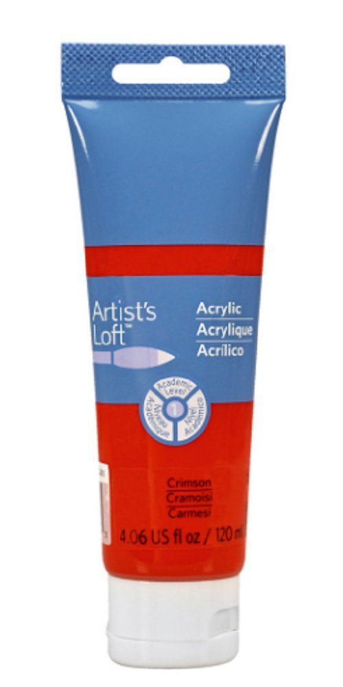 Artist's Loft Acrylic Paint, 4 oz (Crimson)