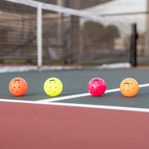 Franklin Sports Outdoor - X-40 Pickleball Balls - USA (USAPA) Approved - 12 Pack Outside - Optic Yellow - US Open Ball