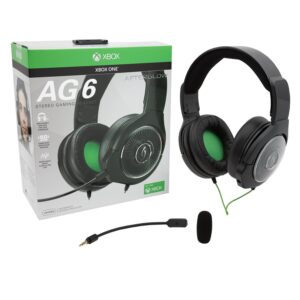 PDP Xbox One Afterglow AG 6 Wired Gaming Headset, 048-103-NA-BK