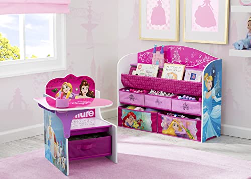 Delta Children Deluxe Book & Toy Organizer, Disney Princess