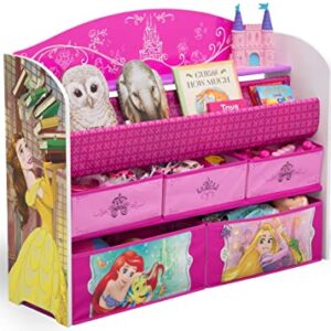 Delta Children Deluxe Book & Toy Organizer, Disney Princess