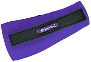 bohning archery slip-on armguard medium, purple