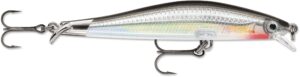 rapala ripstop 9 rps09s: ripstop 9 silver, one size