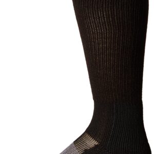 Thorlos Unisex WBSX Max Support Thick Padded Crew Sock, Black, Medium