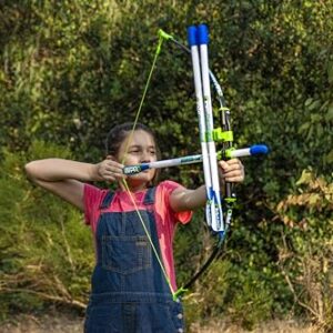 Original FAUX BOW Pro Longbow– Patented Bow and Arrow Impact Archery Set - Shoots Over 200 Feet – Best Outdoor Toy - Youth Safe Archery Anywhere - Fun Backyard Target Practice