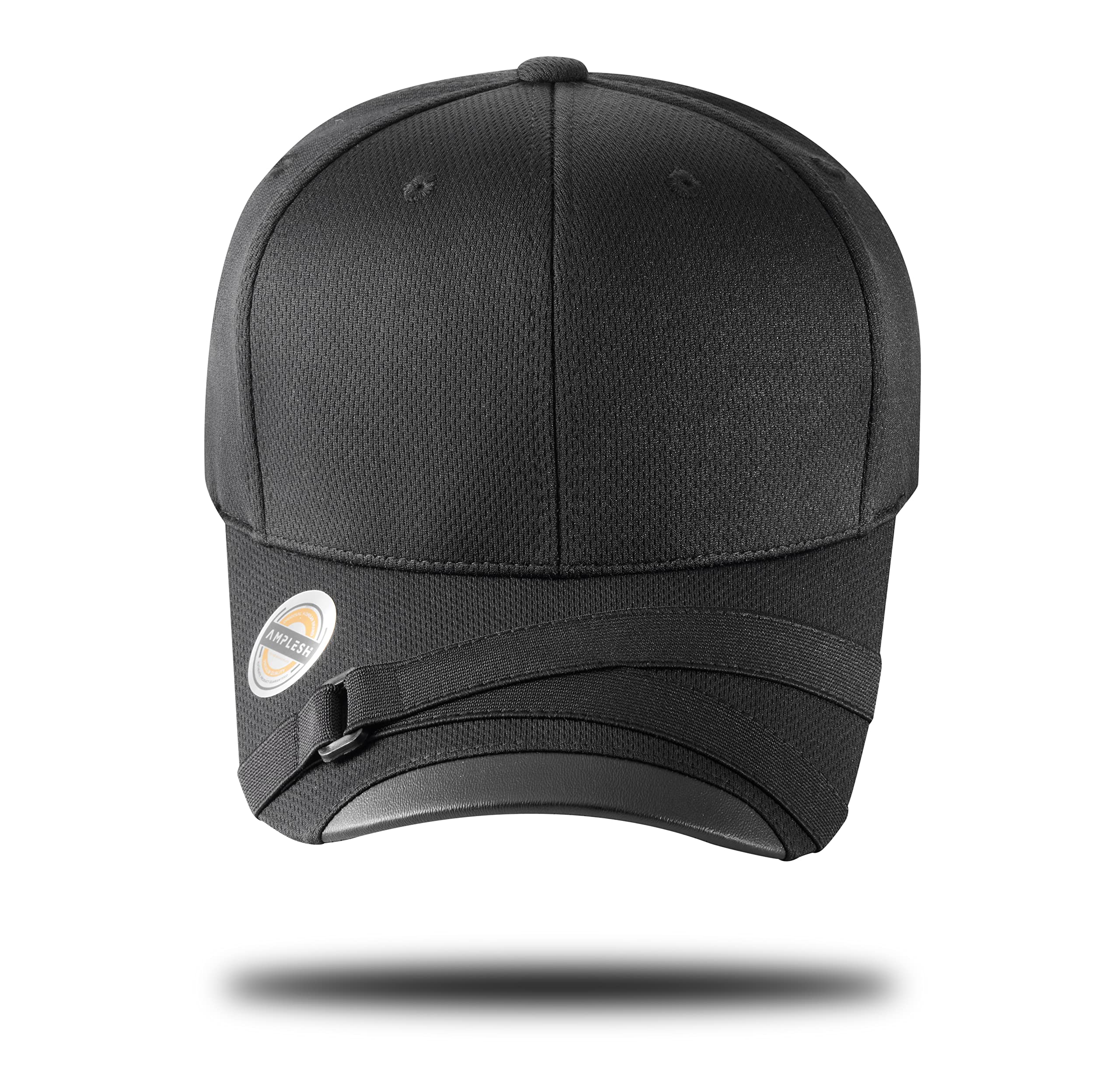 POPKORS Teamlife Max Cool Air Ventilation Mesh Back Performance Sport Outdoor Baseball Cap Hat (Black)