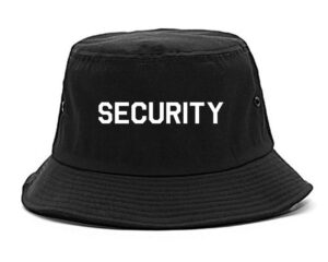 kings of ny event security uniform mens bucket hat cap black