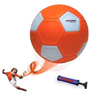 Kickerball Swerve and Curve Size 4 Soccer Ball, Soccer Training Ball with Special Panels to Play Like A Pro, Outdoor and Indoor Soccer Ball, Fun Soccer Ball for Kids and Adults