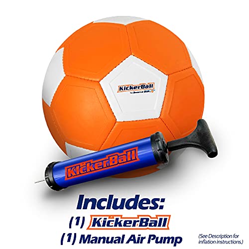 Kickerball Swerve and Curve Size 4 Soccer Ball, Soccer Training Ball with Special Panels to Play Like A Pro, Outdoor and Indoor Soccer Ball, Fun Soccer Ball for Kids and Adults