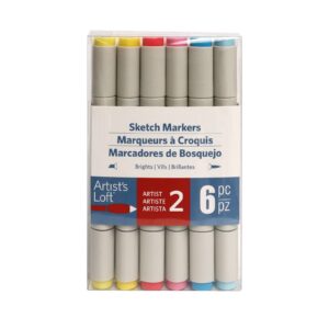 Artist's Loft Bright Primaries Sketch Markers