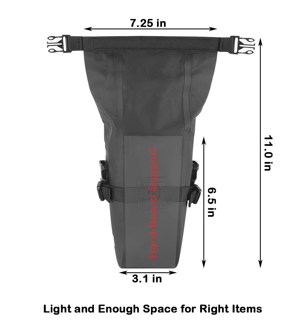 Roswheel 131363 Fully Waterproof Bike Saddle Bag Bike Under Seat Pack Bike Pouch