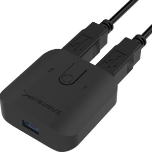 SABRENT USB 3.0 Sharing Switch for Multiple Computers and Peripherals LED Device Indicators (USB-SW30)