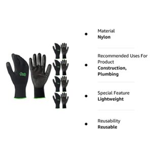 5 PACK Gorilla Grip Gloves - Small