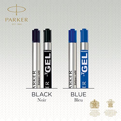 Parker Jotter London Ballpoint and Gel Pen Refill Discovery Pack: 3 Quinkflow Refills for Ballpoint Pens & 3 Quink Gel Refills