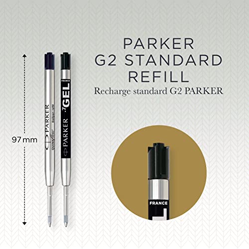 Parker Jotter London Ballpoint and Gel Pen Refill Discovery Pack: 3 Quinkflow Refills for Ballpoint Pens & 3 Quink Gel Refills