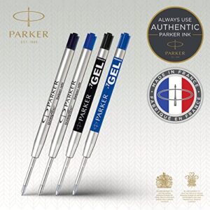 Parker Jotter London Ballpoint and Gel Pen Refill Discovery Pack: 3 Quinkflow Refills for Ballpoint Pens & 3 Quink Gel Refills