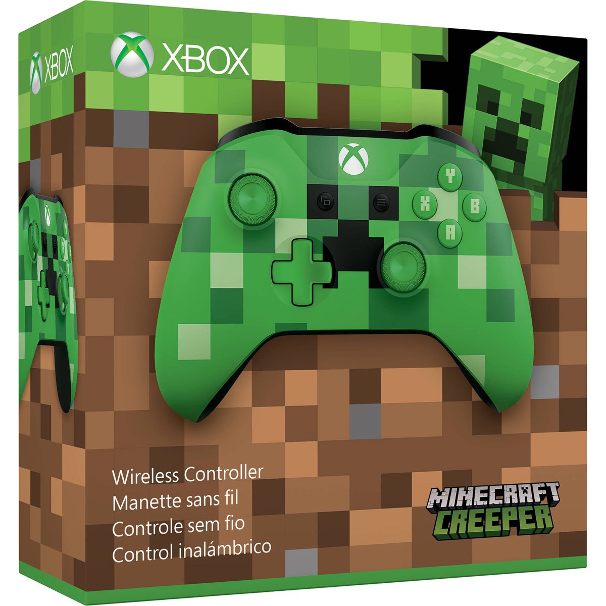 Microsoft Xbox Wireless Controller - Minecraft Creeper - Xbox One (Discontinued)