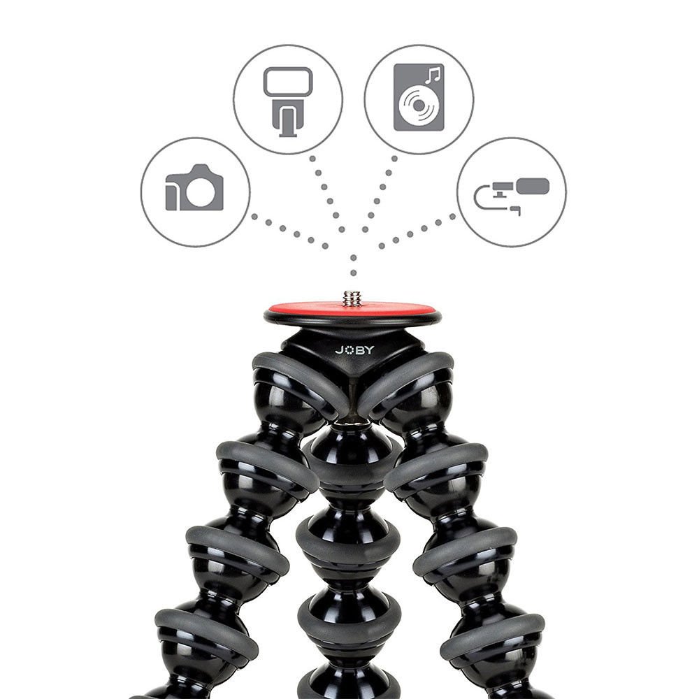 JOBY GorillaPod 5K Stand. Premium Flexible Tripod 5K Stand for Pro-Grade DSLR Cameras or devices up to 5K (11lbs). Black/Charcoal.