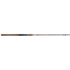 berkley 7’ lightning rod spinning rod, one piece spinning rod, 8-14lb line rating, medium rod power, moderate fast action, 1/4-5/8 oz. lure rating, brown