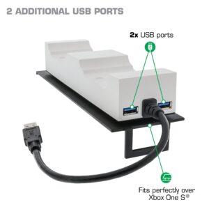 Nyko Nyko Modular Charge Station S - 2 Port Controller Charging Station with 2 Rechargeable Battery Packs for Xbox One S - Xbox One